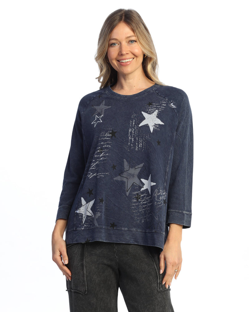 Mineral Washed French Terry Top - M51-