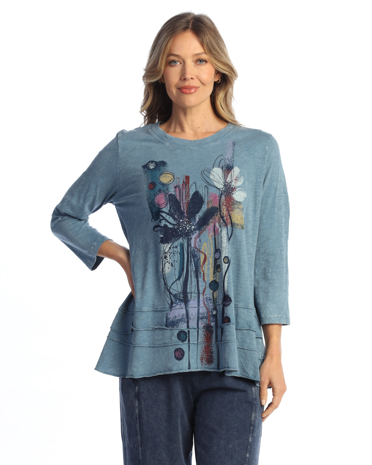 Jess & Jane Layered Tunic Top - M66 – Shop My Fair Lady