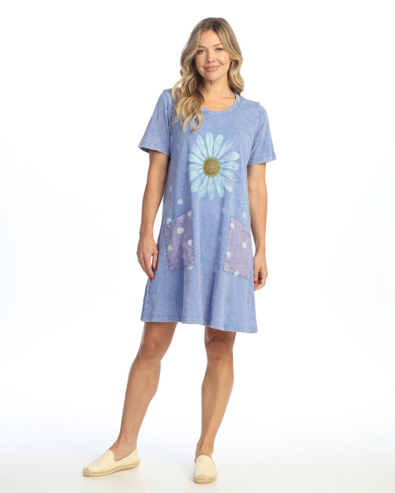 "Happy Days” Mineral Washed Cotton Dress - M78-1361