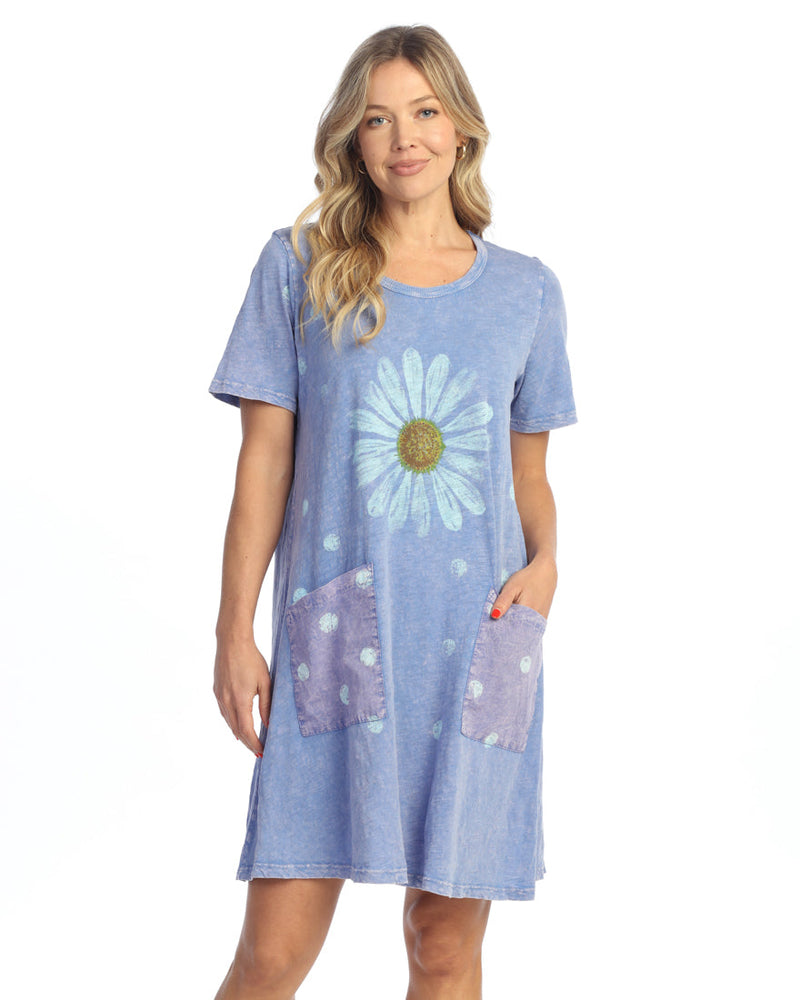 "Happy Days” Mineral Washed Cotton Dress - M78-1361