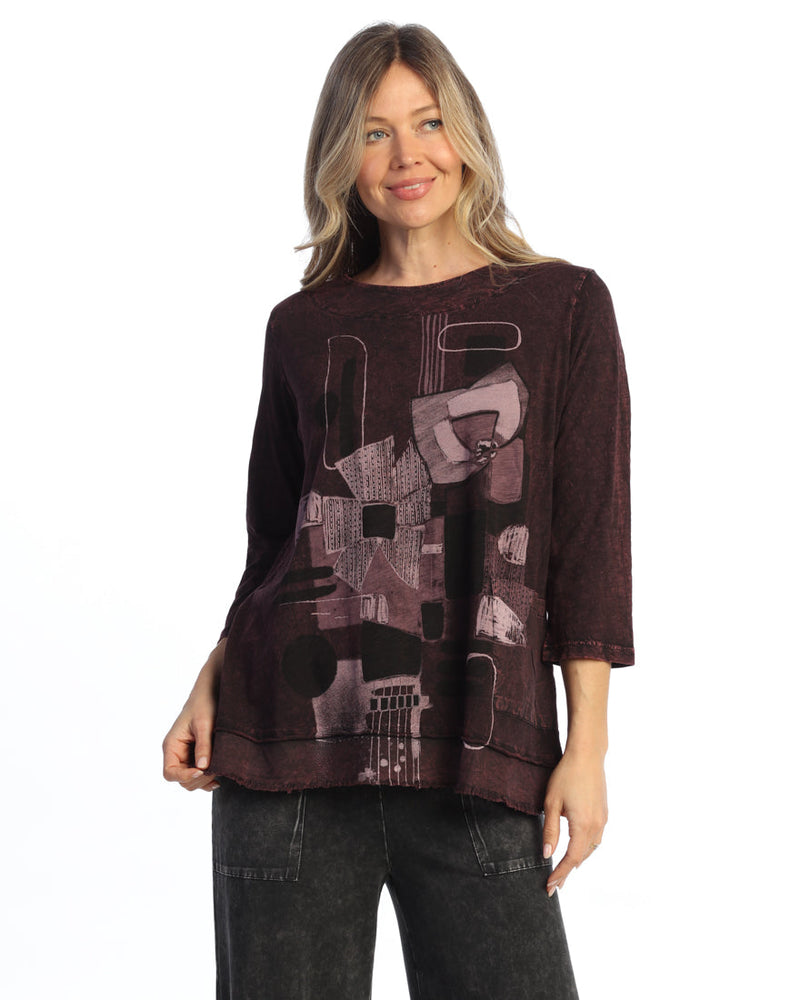 Mineral Washed Double Gauze Boxy Top - M94