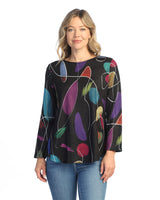 "Frolic" French Brush Tunic Top - NB2-1984