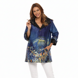 Pisarro-Inspired Reversible Raincoat  - J2539RW-2