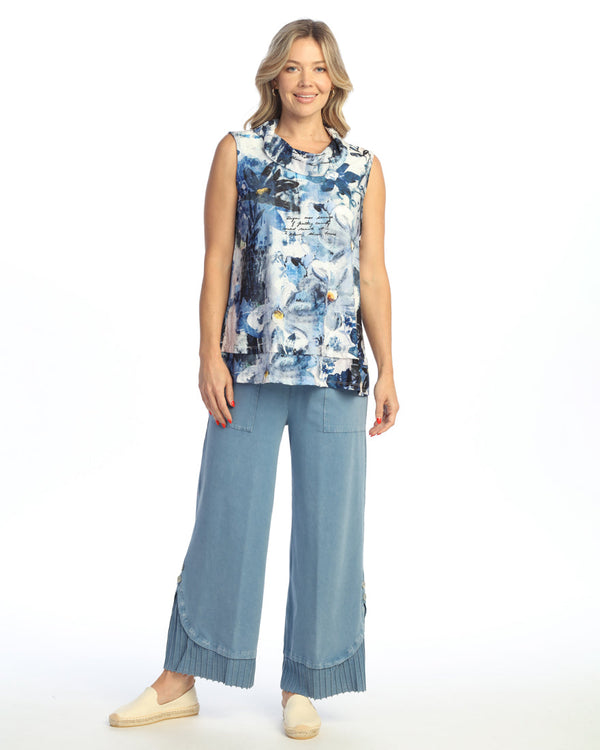 "Carolina" Quill Texture Sleeveless Top - QT1-1920