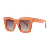 Ellie | Transparent Burnt Orange | Brown Lens