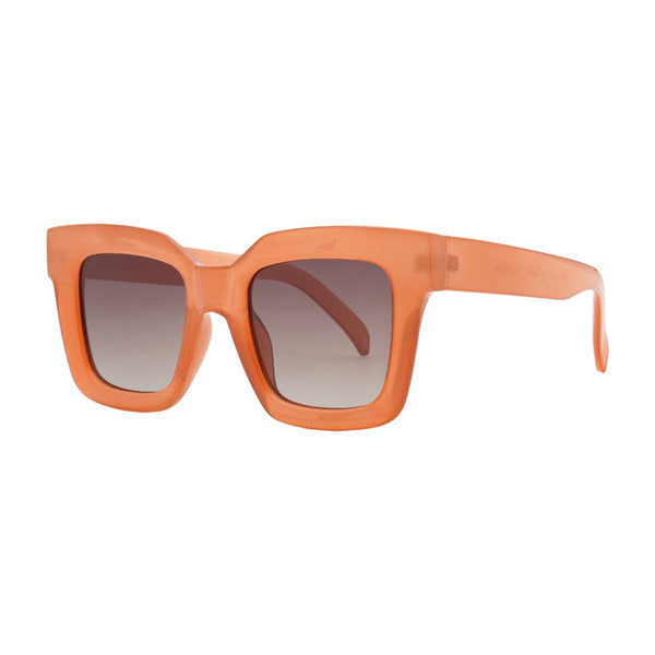 Ellie | Transparent Burnt Orange | Brown Lens