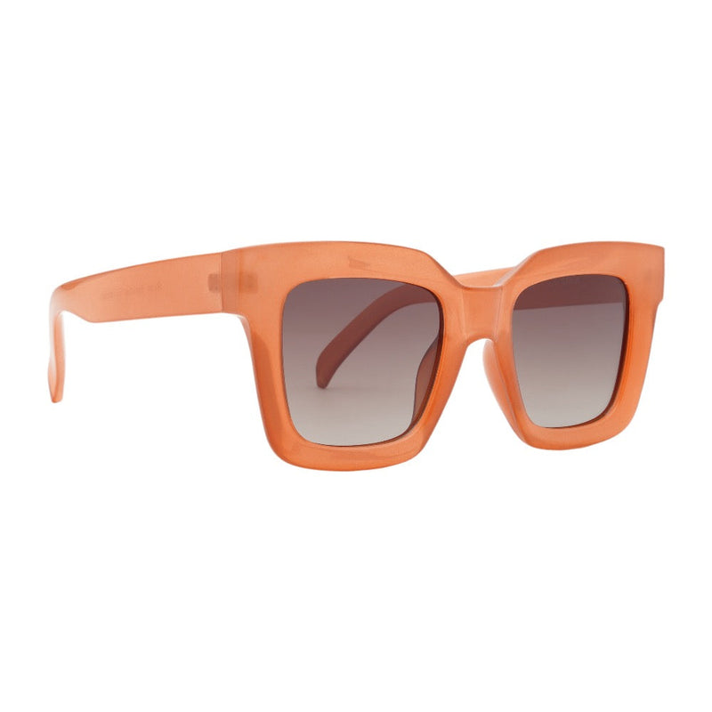 Ellie | Transparent Burnt Orange | Brown Lens