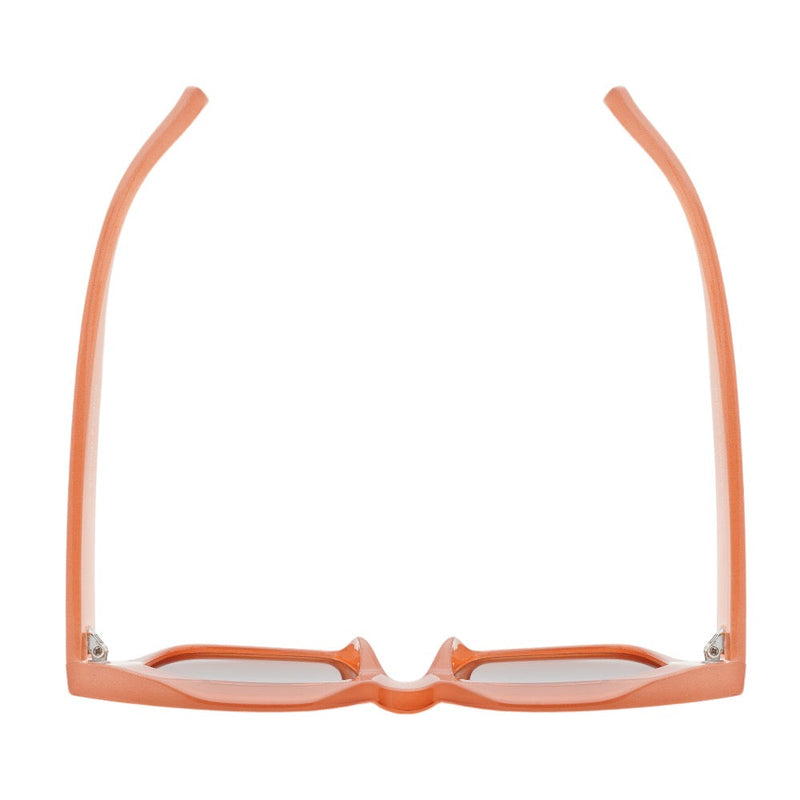 Ellie | Transparent Burnt Orange | Brown Lens