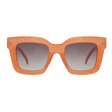 Ellie | Transparent Burnt Orange | Brown Lens