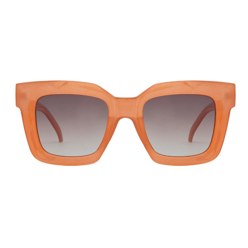 Ellie | Transparent Burnt Orange | Brown Lens