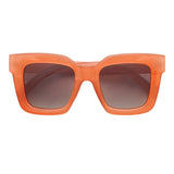 Ellie | Transparent Burnt Orange | Brown Lens