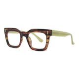RAZ | Brown Green Stripes | Lime Green