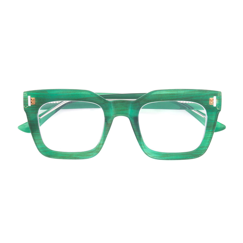 RAZ | Green and Brown Stripes | Blue Light