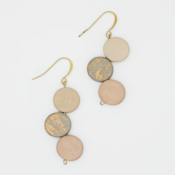 Ivory Triple Stacked Earring