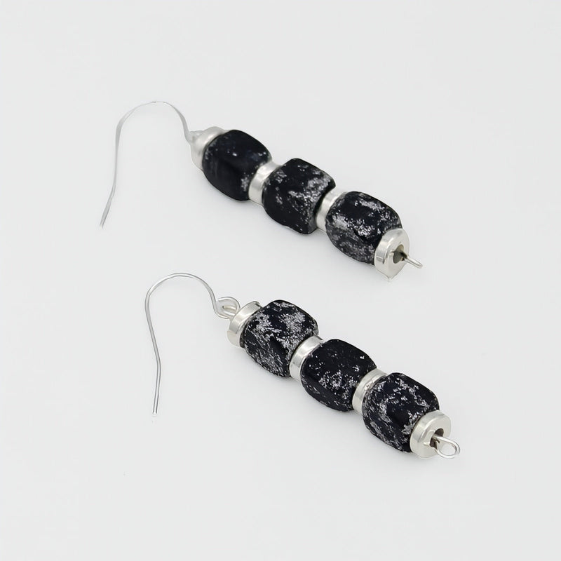 Silver Inspire Bead Earring
