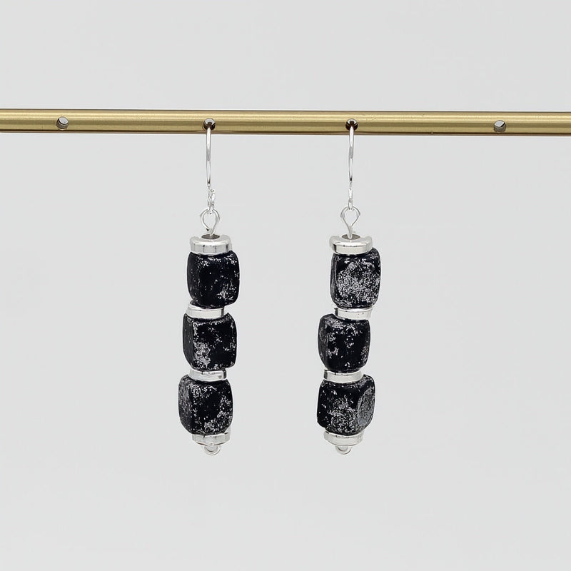 Silver Inspire Bead Earring