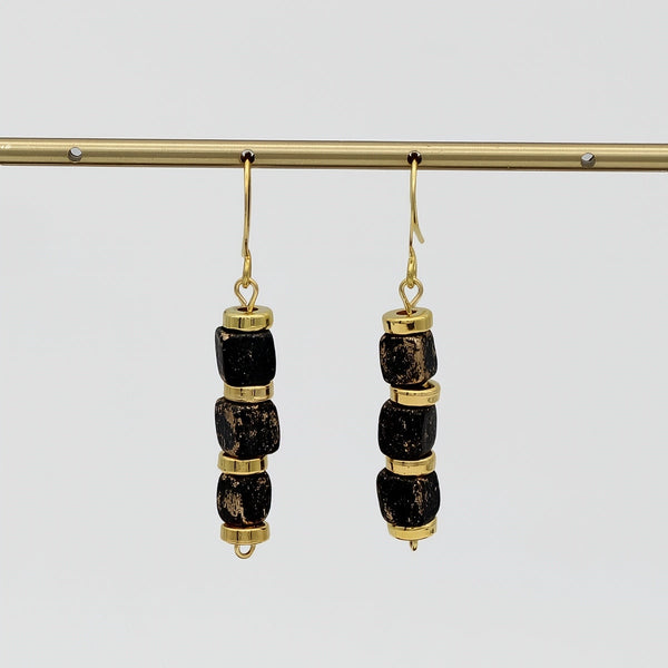 Gold Inspire Bead Earring