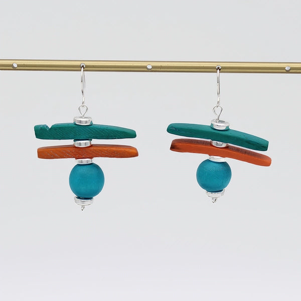 Coral Skylar Coastal Aura Earrings