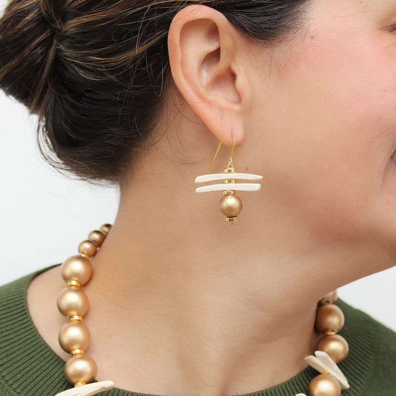 Ivory Skylar Coastal Aura Earrings