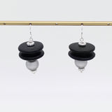 Black and Silver Amaris Earrings