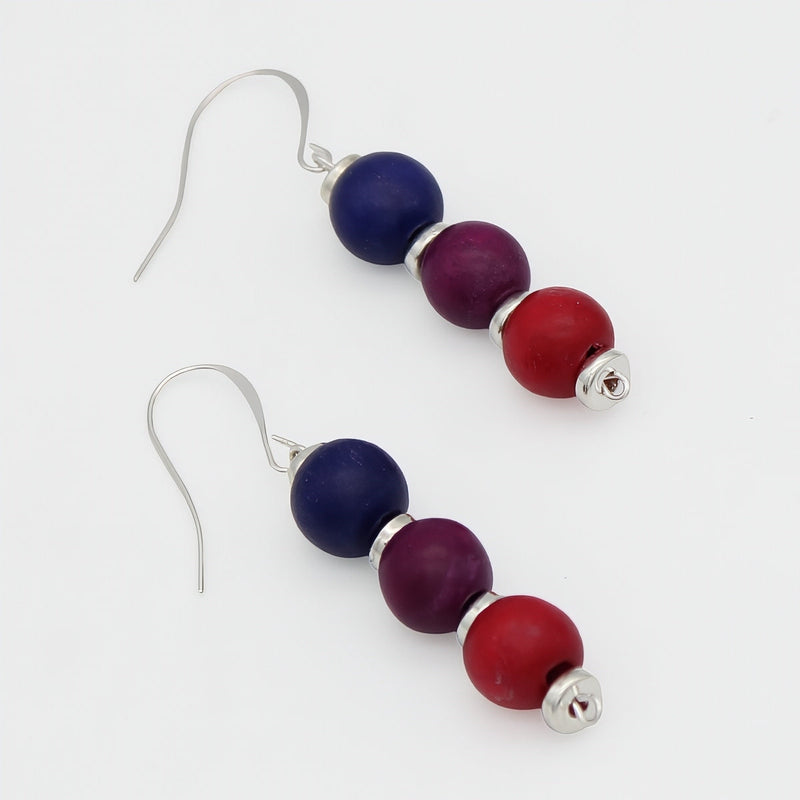 Multi Color Cascade Earrings