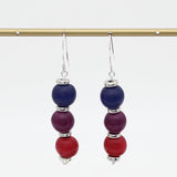 Multi Color Cascade Earrings