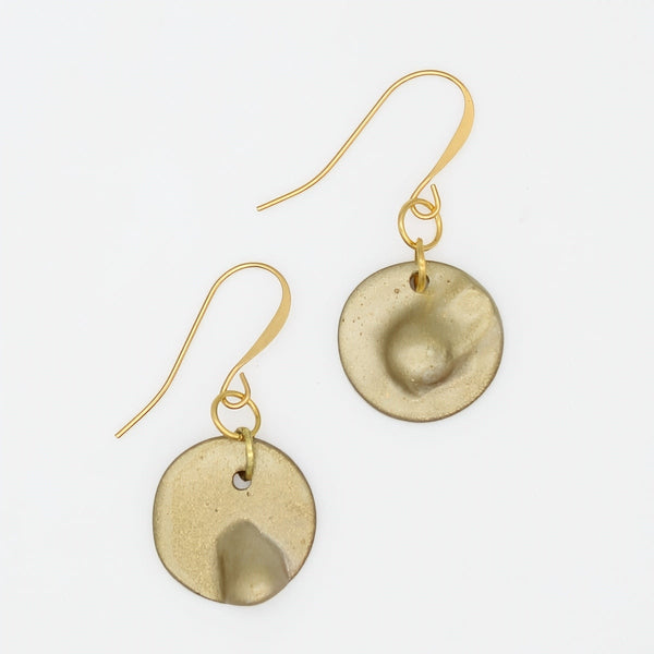 Golden Glow Dangle Earrings