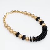 Black and Gold Amaris Necklace