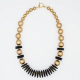 Black and Gold Amaris Necklace
