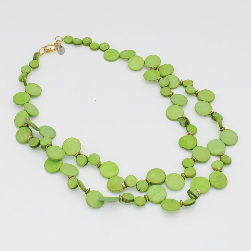 Limeleaf Layers Statement Necklace