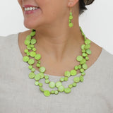 Limeleaf Layers Statement Necklace