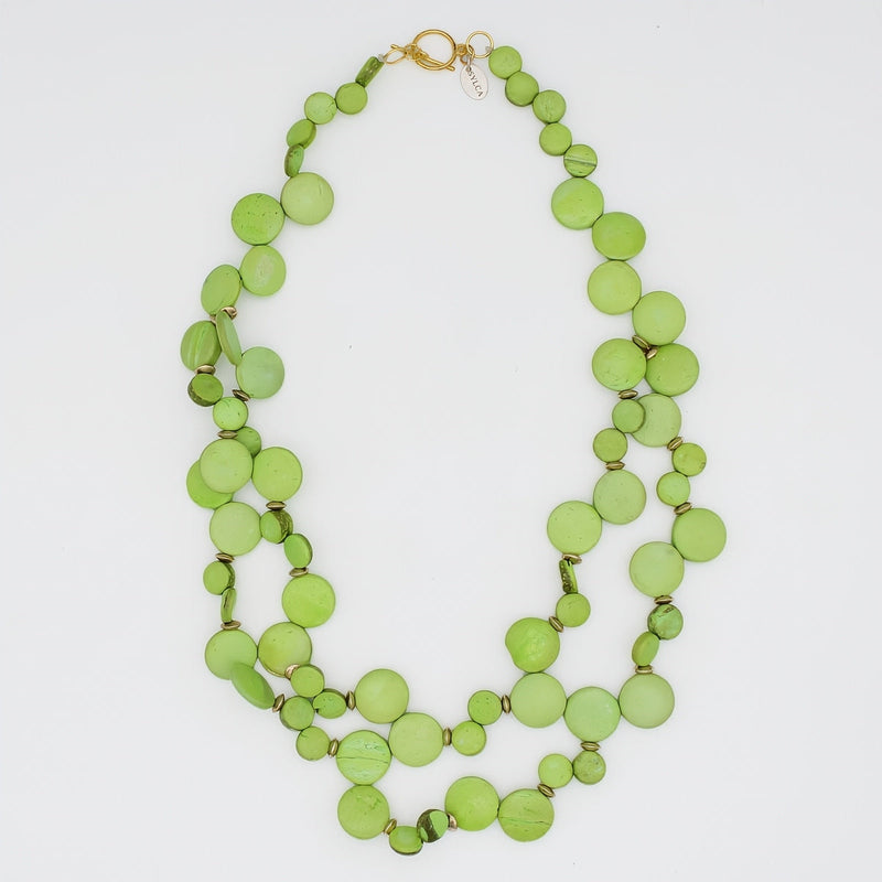 Limeleaf Layers Statement Necklace