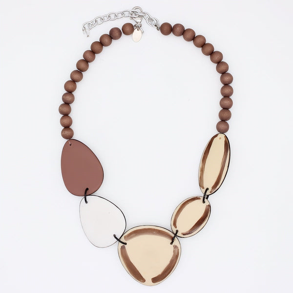 Golden Oat Statement Necklace