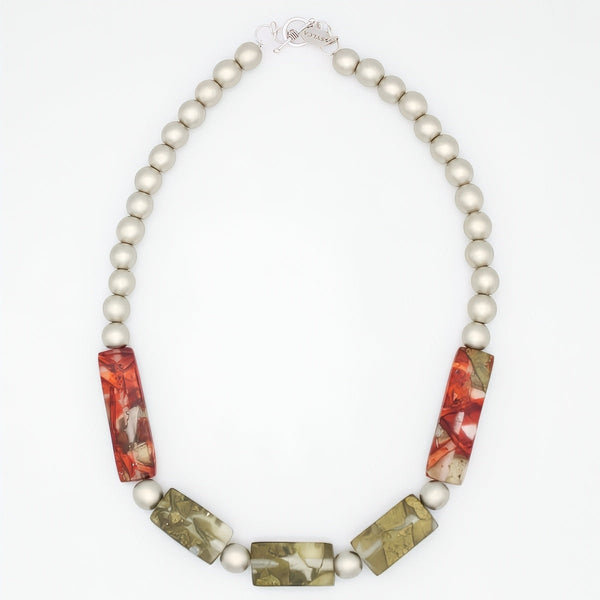 Champaign Frosted Fusion Necklace