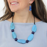 Freya Blue Colorful Necklace