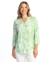 Mandarin Collar Button Down Shirt - SG2-