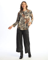 "Nostalgia" Round Neck Front Seam Top - ST5-2123