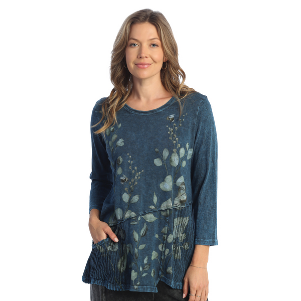 Jess & Jane "Kelly" Mineral Washed Tunic Top - M101-1831