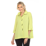 Textured Blouse/Jacket in Lime - 3075SOL