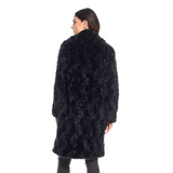 Fabulous Fur Persian Faux-Fur Stroller Coat in Black - 14745-BK - Sizes M & XL Only!