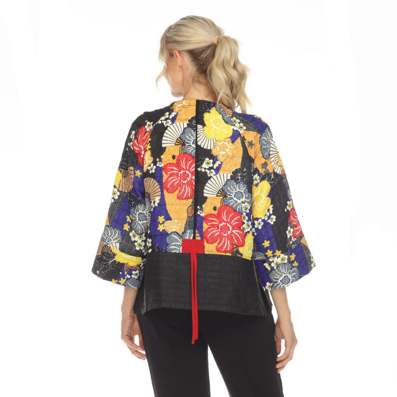 Moonlight by Y&S Floral Kimono Sleeve Jacket - 3791