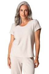 Pasadena Knit Striped Cotton Tee - 21539