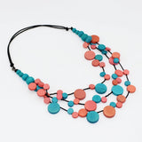 Turquoise Multi Strand Millie Necklace