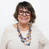 Mustard Multi Strand Millie Adjustable Necklace