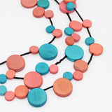 Turquoise Multi Strand Millie Necklace