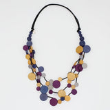 Mustard Multi Strand Millie Adjustable Necklace