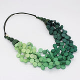 Ombre Green Gillian Adjustable Necklace