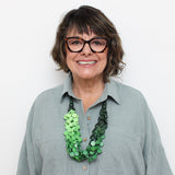 Ombre Green Gillian Adjustable Necklace
