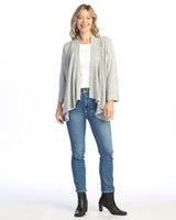 Brushed Hacci Draped Cardigan - VP4