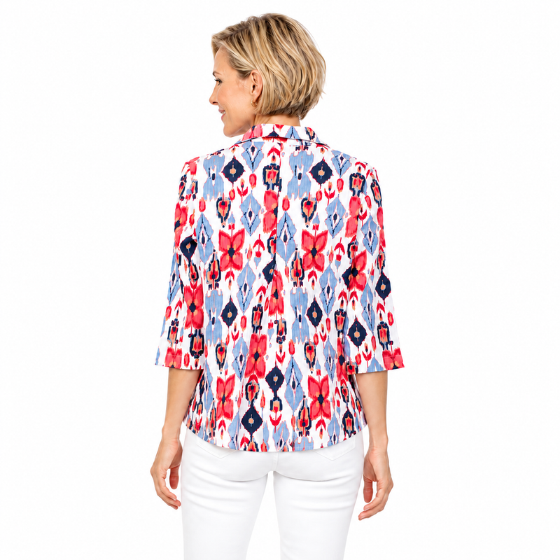 Geometric Print Swing Shirt - 40938 - Size S Only!